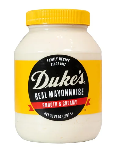Vista 16 de Duke's Botella exprimible de mayonesa con sabor a tocino y tomate, ahumada y salada, 14 onzas (paquete de 1)