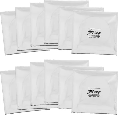 Vista 3 de GHS Strings 615 - Juego de 12 cuerdas para guitarra acústica de bronce fósforo, ligero, 11-48