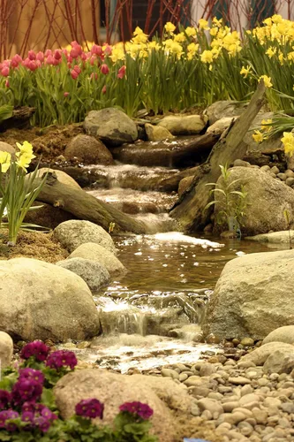 Vista 7 de Aquascape Kit de cascada de bricolaje para patio trasero