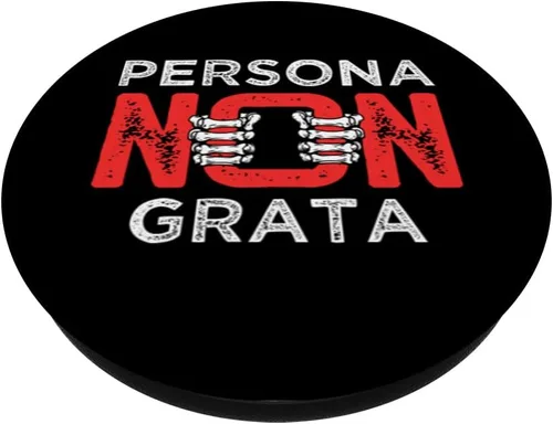 Vista 2 de Persona Non Prison Grata Inmate Correctional Officer Jail PopSockets Swappable PopGrip