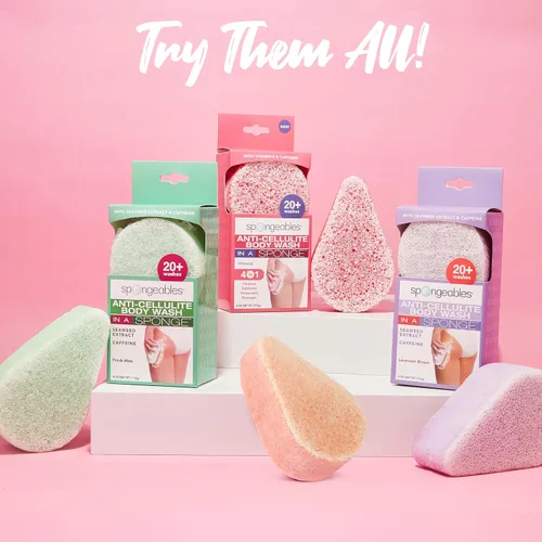 Vista 6 de Spongeables Pedi Scrub Foot Exfoliating 20+ Wash Sponge
