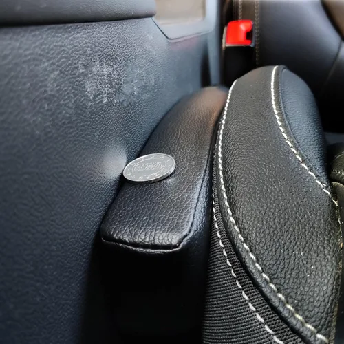Vista 6 de Relleno para espacio entre asiento de coche de piel sintética, 2 unidades, protector de asiento sin goteo, universal, para evitar que caigan