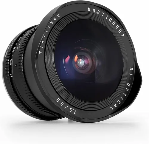 Vista 2 de TT Artisan F2.0 APS-C - Lente de ojo de pez (0.3 in F2.0 APS-C, montura E, lente ultra gran angular negra con ángulo de visión de 180 grados)