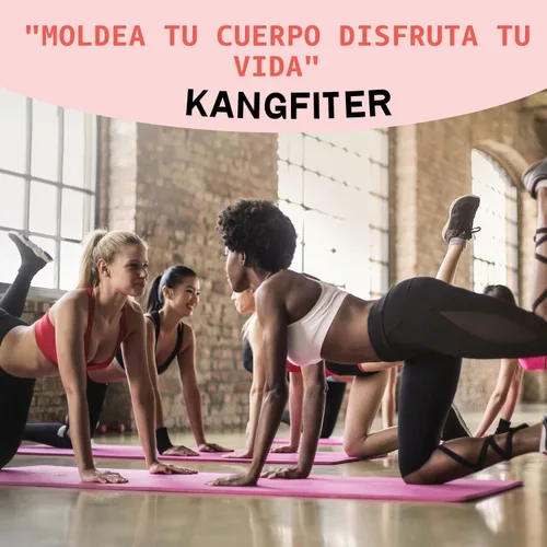 Vista 9 de KANGFITER Non-Slip Fabric Resistance Bands for Working Out, Loop Exercise Bands for Booty Leg, Butt, Glute, Stretch Workout Bands for Women & Men