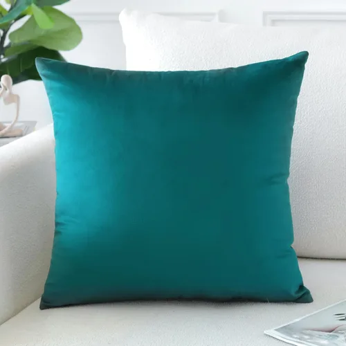 Vista 33 de Artscope Fundas de Almohada de Terciopelo de Lujo Fundas de Almohadas Cuadradas Decorativas Fundas de Cojines Suaves Sólidas para Sofá de Sala Sofá