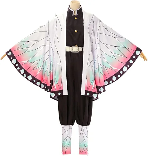 Vista 3 de Disfraz de Kochou para cosplay, kimono, uniforme de juego de rol, conjunto completo