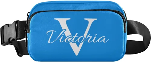 Vista 19 de Riñoneras personalizadas para mujeres y hombres, bolsa de cinturón personalizada con correa ajustable, riñoneras de moda, bolsa cruzada para la #01