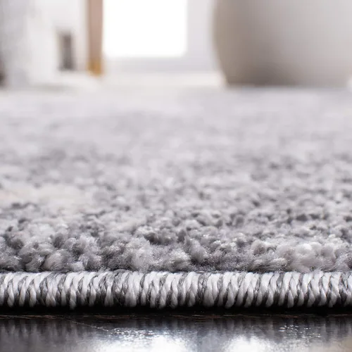 Vista 3 de SAFAVIEH Aston Collection - Alfombra decorativa, 2 x 5 pies, gris claro y gris, diseño abstracto moderno, no desprende pelusa y de fácil cuidado