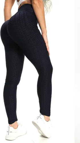 Vista 128 de SEASUM - Pantalones de yoga de cintura alta para mujer, con control de abdomen y realce de glúteos, leggings favorecedores para entrenar y correr