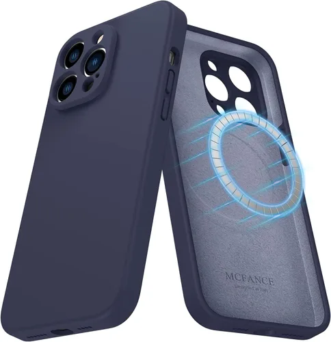 Vista 11 de Funda de silicona con soporte para iPhone 17 Pro [compatible con MagSafe] [Protección completa de la cámara] (6.3 pulgadas 2025), fundas de teléfono