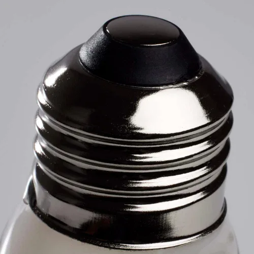 Vista 3 de Satco Bombilla LED E26 de 8 W, 2700 K, clasificación de 15000 horas, regulable, escarcha