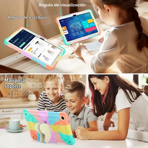 Vista 3 de HOGENL Funda para Samsung Galaxy Tab A9+/A9 Plus de 11 pulgadas 2023, funda protectora para tableta Galaxy Tab A9+ para niños y niñas con correa