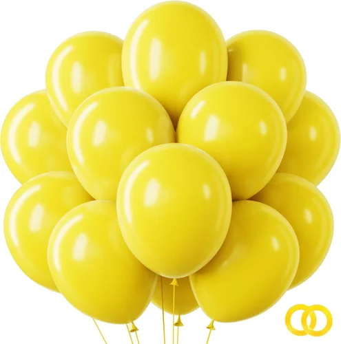 Vista 10 de RUBFAC Globos negros, globos de fiesta de 12 pulgadas para decoraciones de fiesta de graduación, mes de la historia negra, cumpleaños, boda, baby