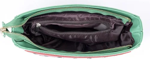 Vista 6 de QZUnique Bolso cruzado de la forma de la comida Bolso del cuerpo de la PU del bolso de la historieta del helado del bolso del bolso del bolso