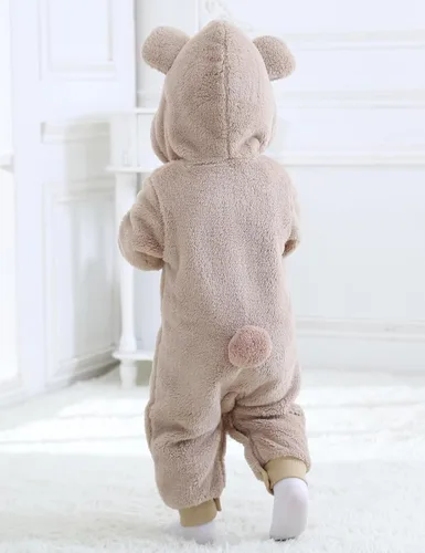 Vista 3 de COSLAND Disfraz unisex de franela para bebés y niños pequeños