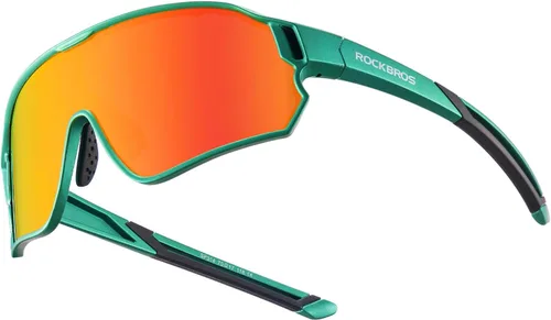 Vista 17 de ROCKBROS Lentes de sol polarizados para niños, gafas de sol deportivas para ciclismo, protección UV400 para jóvenes, niños y niñas de 8 a 14 años