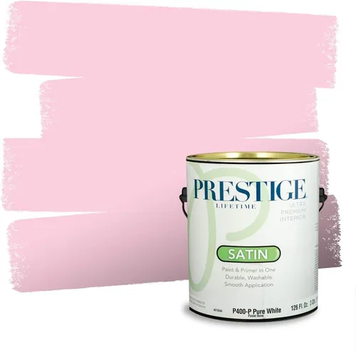 Vista 62 de Prestige Paints Pintura exterior e imprimación en uno, 1 galón, plano, coincidencia comparable de Valspar* Amber Rose*
