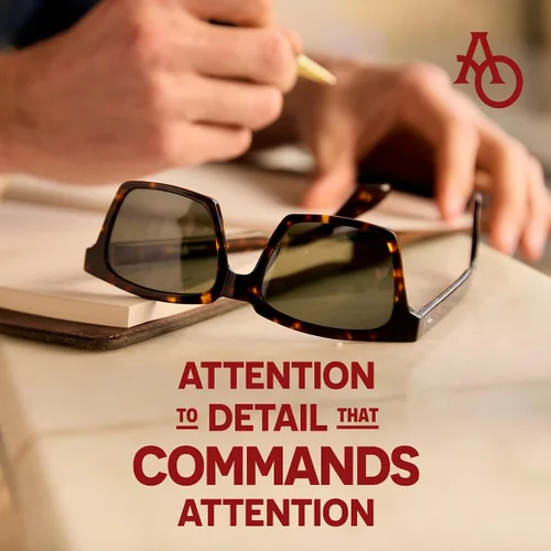 Vista 2 de American Optical Gold Original Pilot Sunglasses Nylon & Glass Lenses Polarized & Non-Polarized