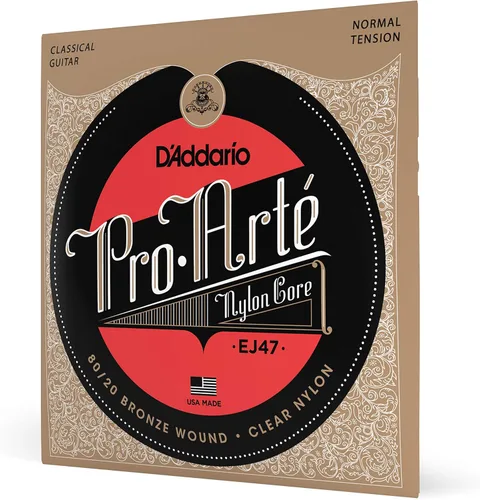 Vista 7 de D'Addario Cuerdas de guitarra Pro-Arte Classical Guitar Strings EJ48 - Cuerdas de guitarra de nailon - 80/20 herida de bronce, núcleo de nailon