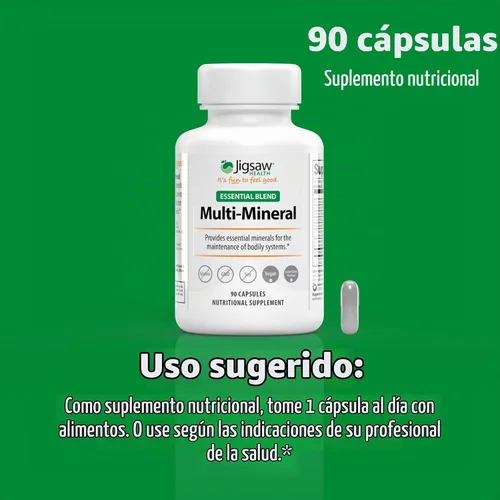 Vista 7 de Jigsaw Health Mezcla esencial multimineral 90 cápsulas 90 porciones