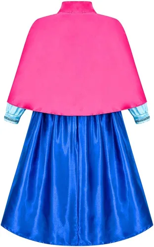 Vista 3 de NALIGO Disfraz de princesa para niñas disfraz de cumpleaños Navidad trajes con accesorios