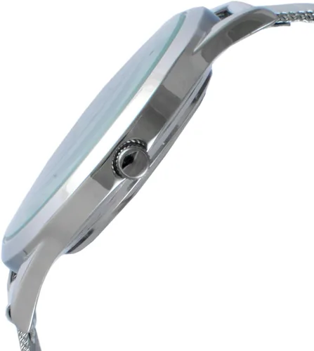 Vista 5 de Peugeot - Reloj de vestir de malla de acero inoxidable para hombre