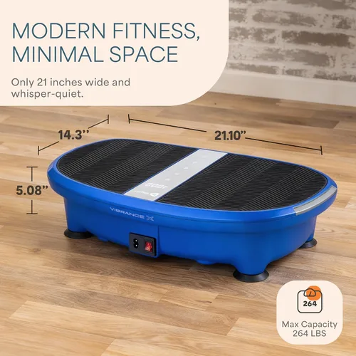 Vista 6 de Lifepro Vibration Plate Exercise Machine Models with LED, or Auto Start Features — Oscillation Shake Board with Remote & Non-Slip Surface — Whole
