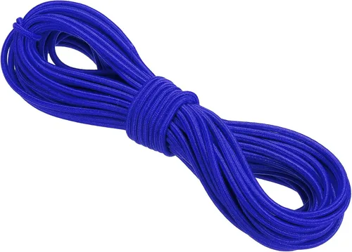 Vista 95 de PATIKIL Cuerda elástica elástica de 109 yardas (328.1 ft), cuerda elástica pesada de 0.059 in, albaricoque para manualidades, correas de gancho
