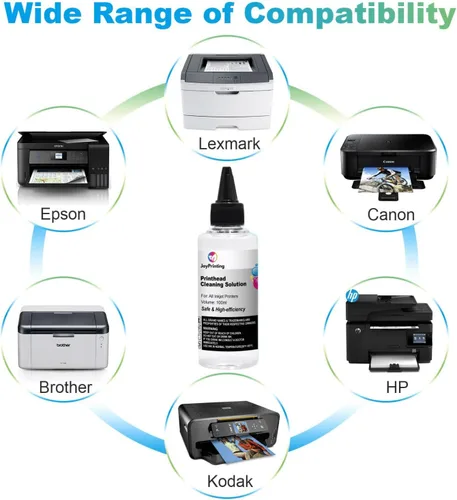 Vista 2 de Kit de limpieza de impresora para Epson, Kit de limpieza de cabezal de impresión para HP, limpiador de cabezal de impresora de inyección de tinta