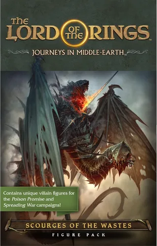 Vista 2 de El Señor de los Anillos Journeys in Middle-Earth Scourges of the Waste FIGURE PACK - Juego de mesa de aventura para niños y adultos, a partir de 14