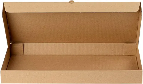 Vista 107 de Restaurantware - Cajas para pizza, 50 unidades, 14 x 7 x 1.5 pulgadas, embalaje de papel de cartón corrugado con bloqueo de pestañas, resistente a