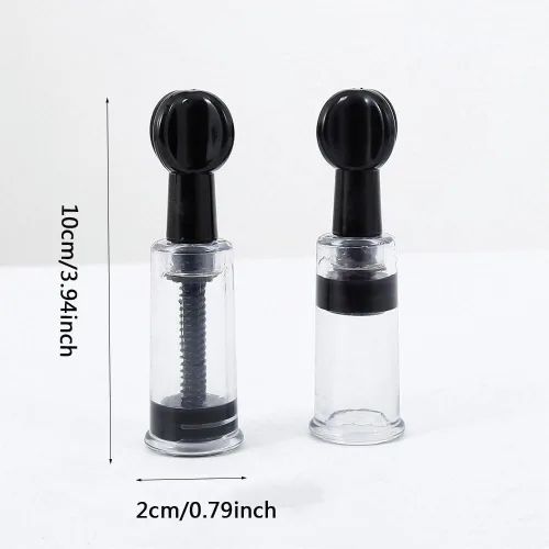 Vista 3 de Corrector de pezones para pezones planos o invertidos, ventosas de silicona reutilizables para apoyo a la lactancia materna