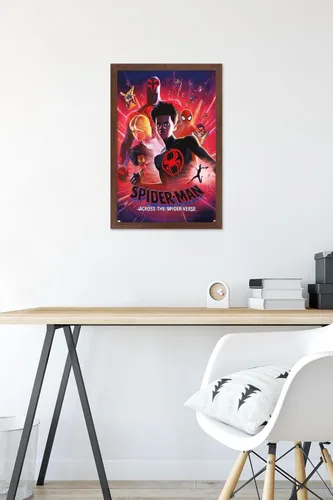 Vista 6 de Trends International Marvel Spider-Man: Across The Spider-Verse - Póster estático de pared de una hoja, 22.4 pulgadas de largo x 14.7 W, versión