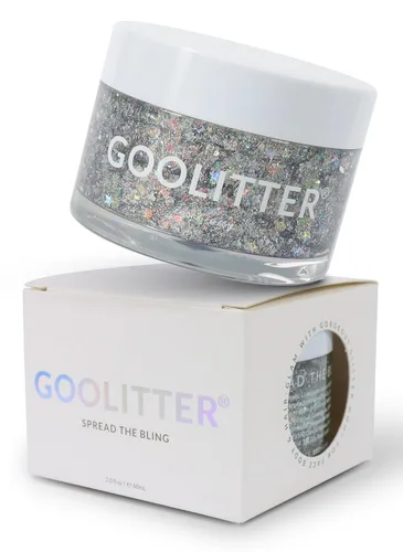 Vista 15 de Gel holográfico con purpurina blanca transparente para rostro, cuerpo y cabello [nube nevada] 2 onzas (2.0 fl oz) Grueso K-Beauty Halloween