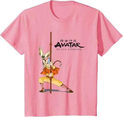 Vista 16 de Avatar: The Last Airbender Aang Momo Camiseta Heather Grey