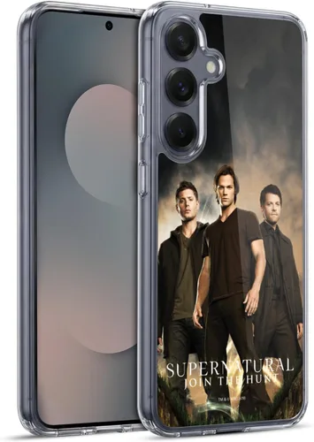 Vista 10 de Head Case Designs Supernatural Sam, Dean & Castiel Key Art - Funda de gel con licencia oficial [protección de grado militar] compatible con Google