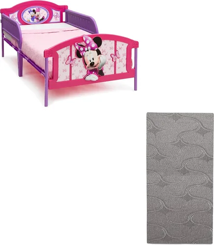 Vista 8 de Delta Children Cama Individual de Plástico con Piecera 3D, Disney Minnie Mouse
