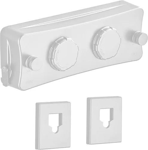 Vista 11 de Tendedero retráctil Línea de ropa para interiores y exteriores Línea de secado de ropa resistente Estante de secado de ropa montado