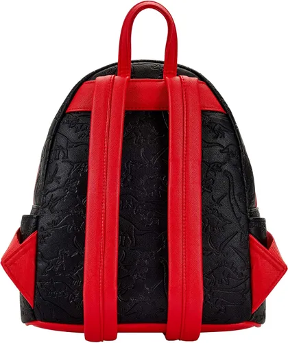Vista 3 de Loungefly Jurassic Park Logo Mochila de doble correa para mujer