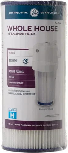 Vista 4 de GE FXHSC - Filtro de agua para toda la casa, repuesto para sistema de filtración de agua, certificado NSF: reduce los sedimentos, el óxido y otras