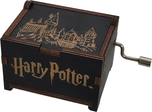 Vista 15 de TheLaser'sEdge Harry Potter Mini caja de música de regalo - Felicidad negra Negro