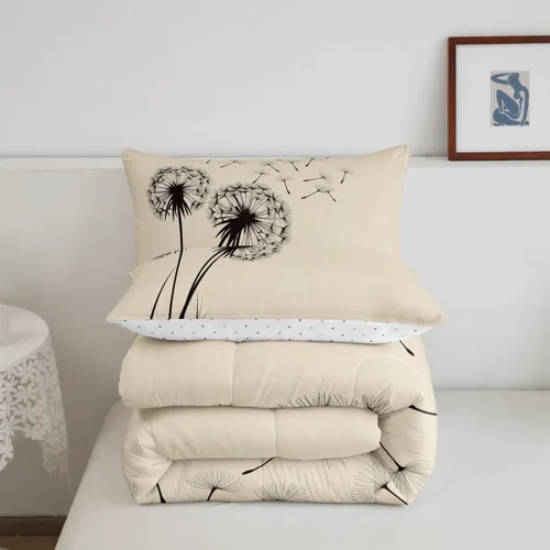 Vista 109 de Erosebridal Juego de edredón de hojas de cannabis, juego de ropa de cama de marihuana con estampado colorido de plantas, decoración bohemia de 2