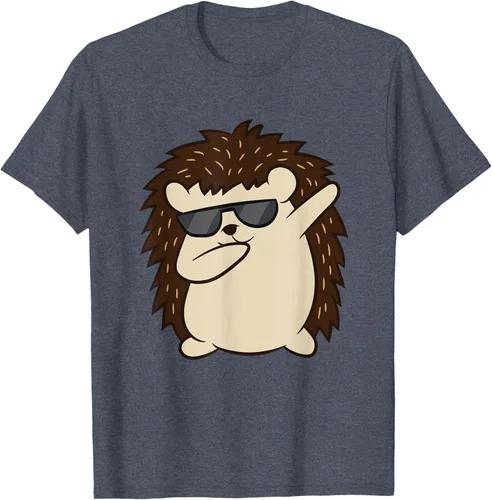 Vista 79 de Dabbing Hedgehog Funny Hedgehog Camiseta S