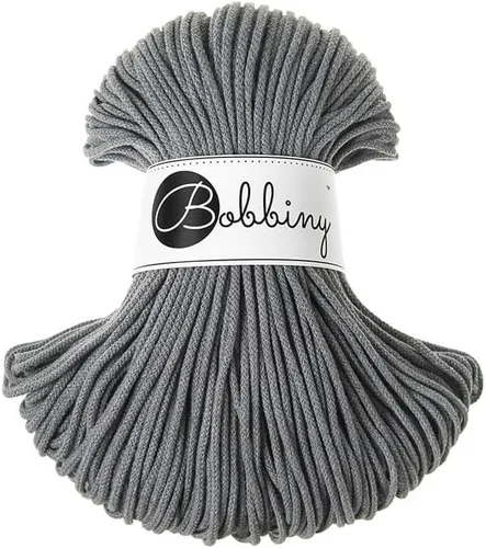 Vista 25 de Bobbiny - Cordón trenzado de macramé junior de 3 mm, 108 yardas/330 pies (rojo vino)