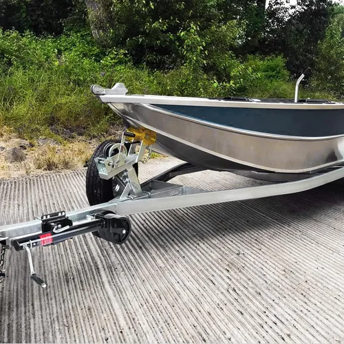 Vista 2 de FZZD Gato de remolque de 2000 libras con rueda, gato giratorio resistente para barco de remolque, elevación de 12 pulgadas, para barco de RV