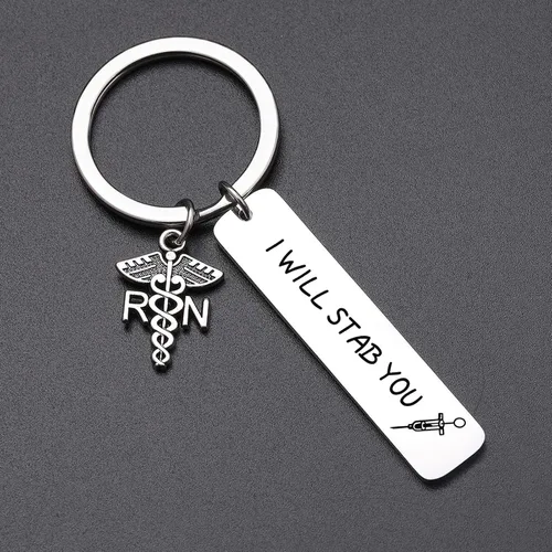 Vista 3 de Regalo de agradecimiento para enfermeras, llavero de enfermería, accesorios para la escuela de enfermería, llavero médico, regalo de escuela