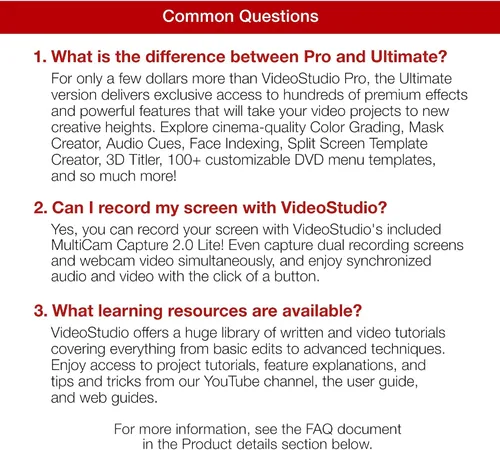 Vista 9 de Corel VideoStudio Pro 2023 Beginner-Friendly Video Editing Software Slideshow Maker, Screen Recorder, DVD Burner [PC Download]