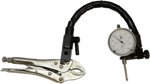 Vista 2 de Indicador de dial 1"/.001" Brazo Flexible Grip Lug Back Vise