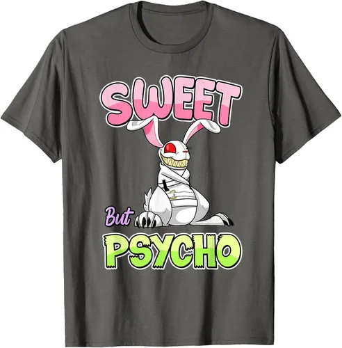 Vista 55 de Sweet But Psycho Shirt Bunny Creepy Gothic Rabbit Funny T-Shirt