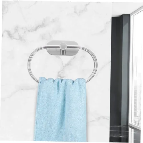 Vista 5 de DOITOOL Toallero de mano de baño Anillo de toalla de acero inoxidable Accesorio de baño para el hogar